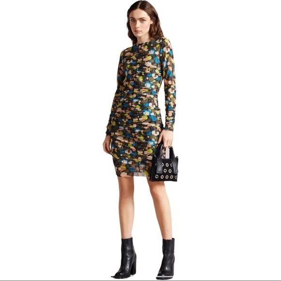 NWT Ted Baker London Ttinna Ruched Front Dress - Picture 2 of 7